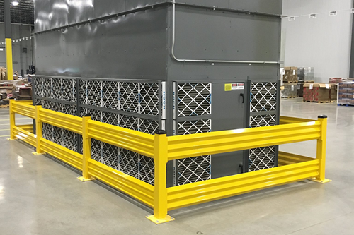 An Example Application of StandGuard Ribbed Barrier Guard Rails